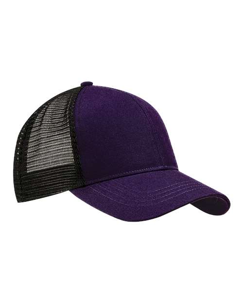 Eco Trucker Cap - Beetroot/ Black