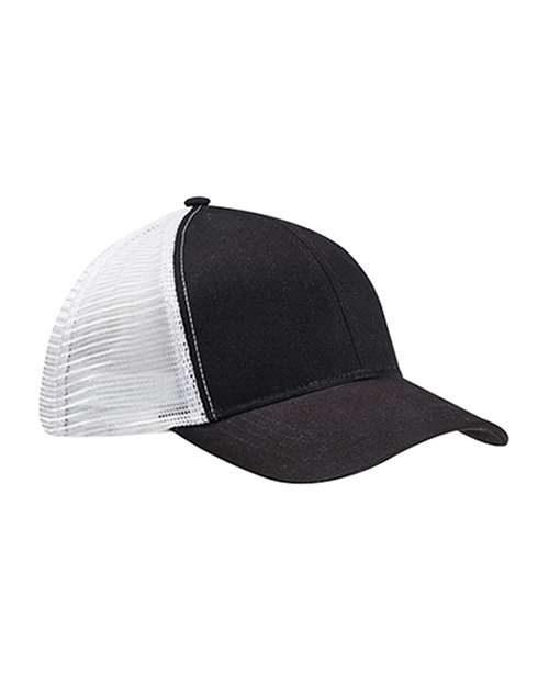 Eco Trucker Cap - Black/ White