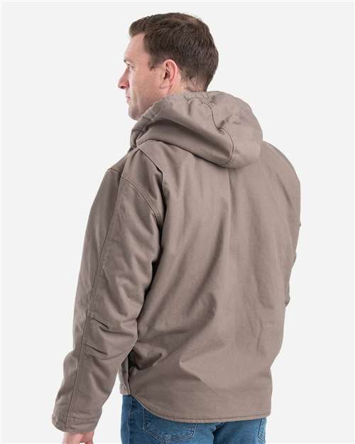 Men's Heartland Washed Duck Hooded Work Coat - Greystone