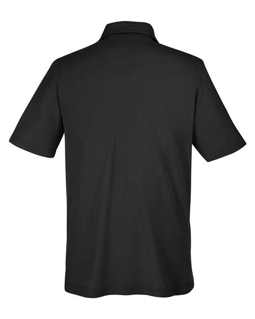 Men's Tall Fusion ChromaSoft™ Pique Polo - Black
