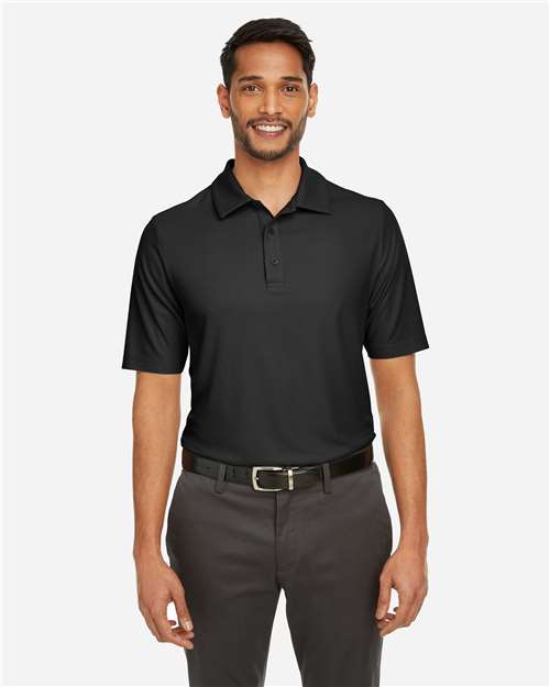 Men's Tall Fusion ChromaSoft™ Pique Polo - Black