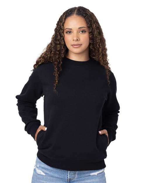 Unisex Reclaimist Fiber Crewneck Sweatshirt - Black
