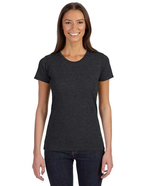 Women's Eco Blend T-Shirt - Charcoal/ Black