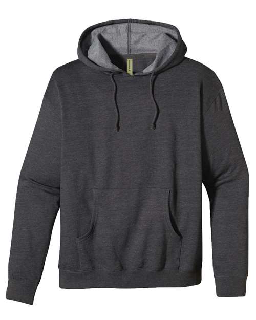 Unisex Heathered Hooded Sweatshirt - Charcoal