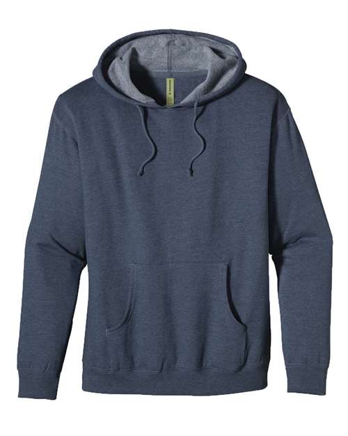 Unisex Heathered Hooded Sweatshirt - Water