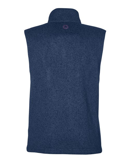 Women's Drop Line Fleece Vest - Arctic Navy Heather