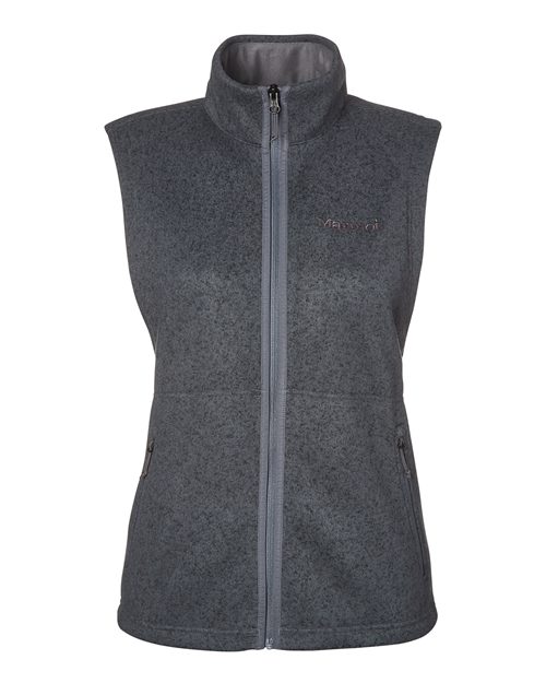 Women's Drop Line Fleece Vest - Steel Onyx Heather