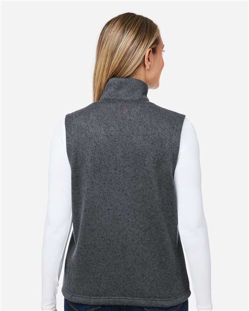 Women's Drop Line Fleece Vest - Steel Onyx Heather