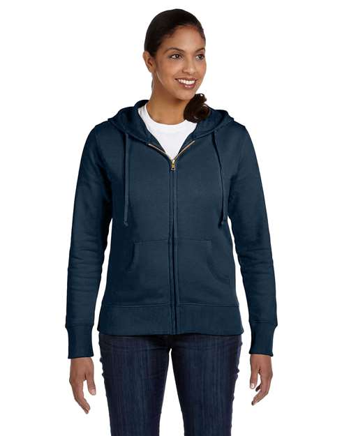 Women's Full-Zip Hooded Sweatshirt - Pacific