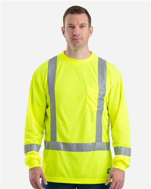 Men's Tall Hi-Vis Class 3 Performance T-Shirt - Yellow
