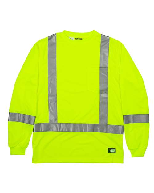 Men's Hi-Vis Class 3 Performance Pocket T-Shirt - Yellow