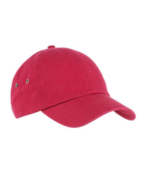 Washed Baseball Cap - Red