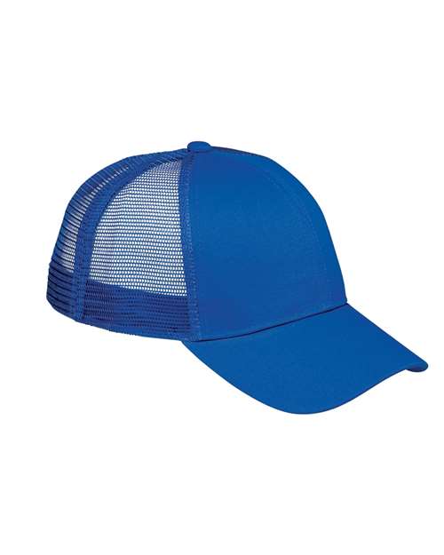 Twill Front Trucker Cap - Royal