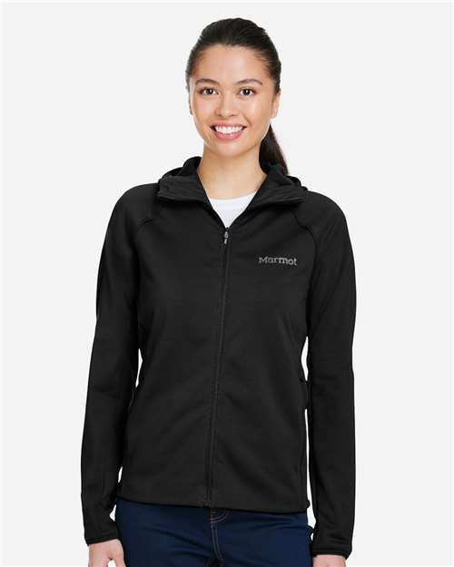 Women's Leconte Full Zip Hooded Jacket - Black