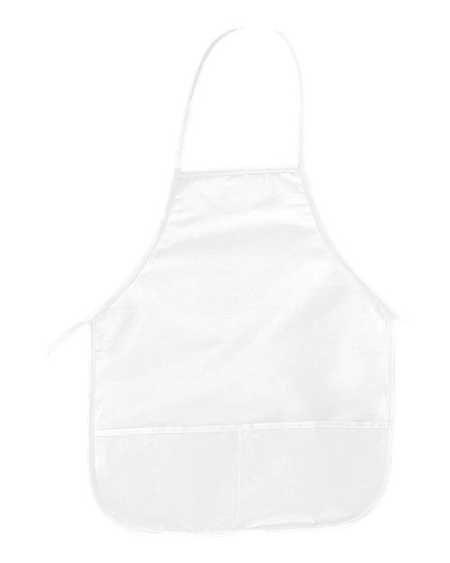 24" Pocket Apron - White