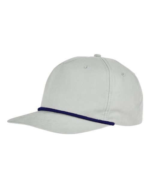 Golf Cap - Light Grey/ Navy