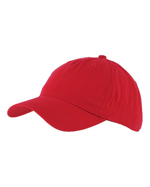 Brushed Twill Cap - Red