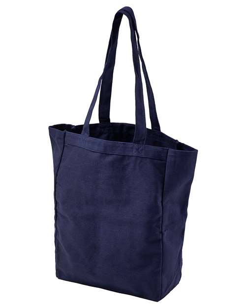 Canvas Book Tote - Navy