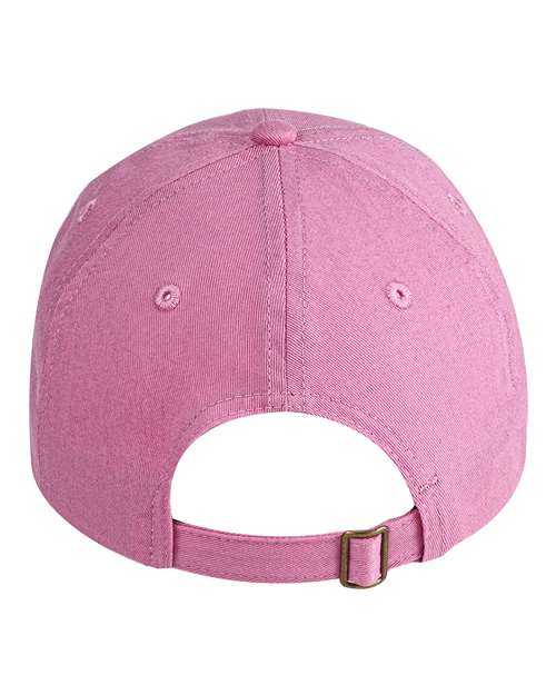 Youth Classic Brushed Twill Cap - Pink