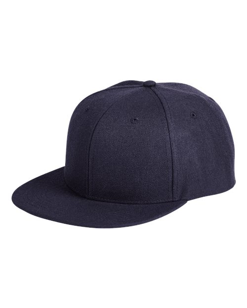 Flat Bill Sport Cap - Navy/ Navy