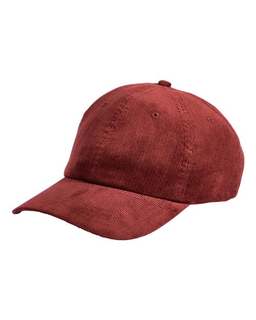 Corduroy Cap - Burgundy