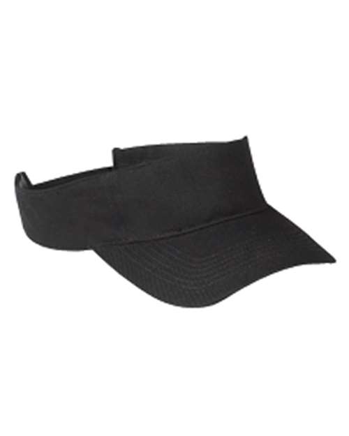 Chino Twill Visor - Black