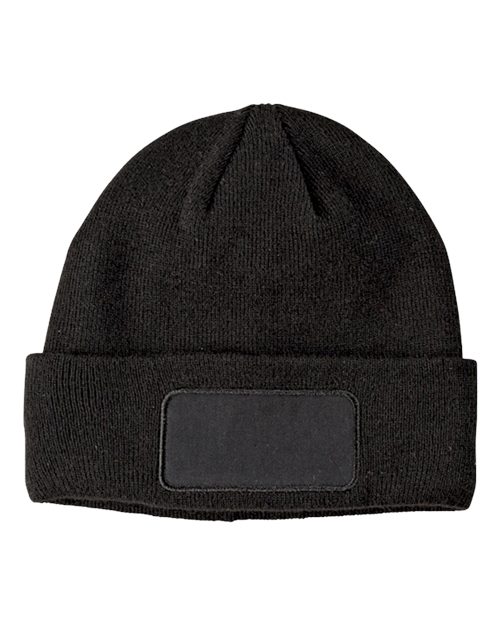 Patch Beanie - Black