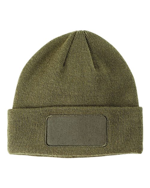 Patch Beanie - Olive