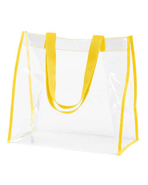 Clear PVC Tote - Yellow