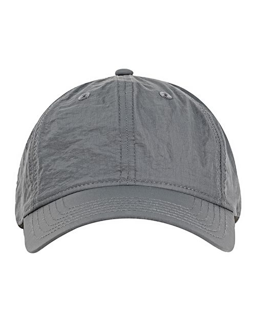 Crinkle Nylon Cap - Dark Grey