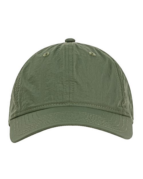 Crinkle Nylon Cap - Olive
