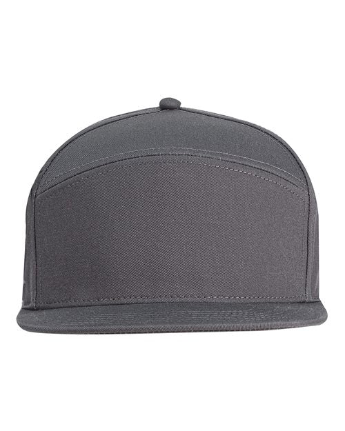 Hybrid Flat Bill Cap - Dark Grey