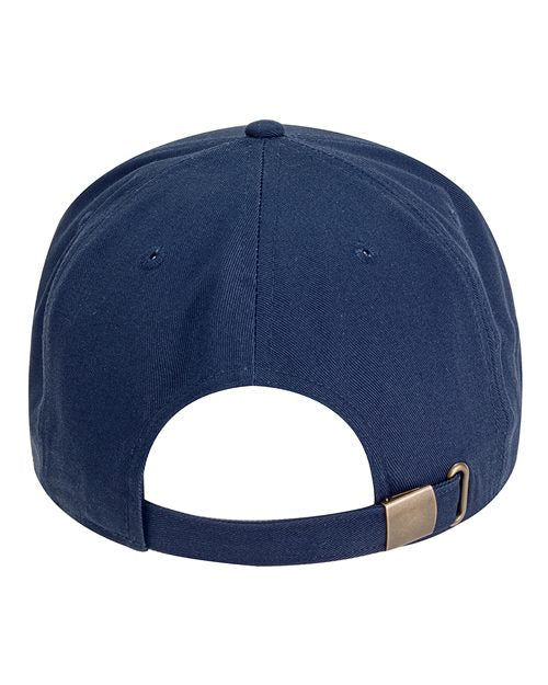 Hybrid Flat Bill Cap - Navy