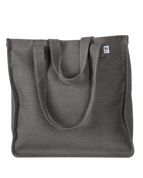 Hemp Market Tote - Charcoal