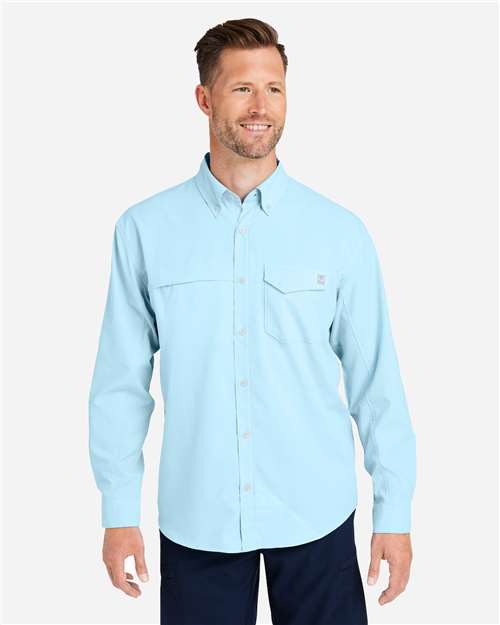 Men's Tide Point Pocket Fishing Shirt - Crystal Blue