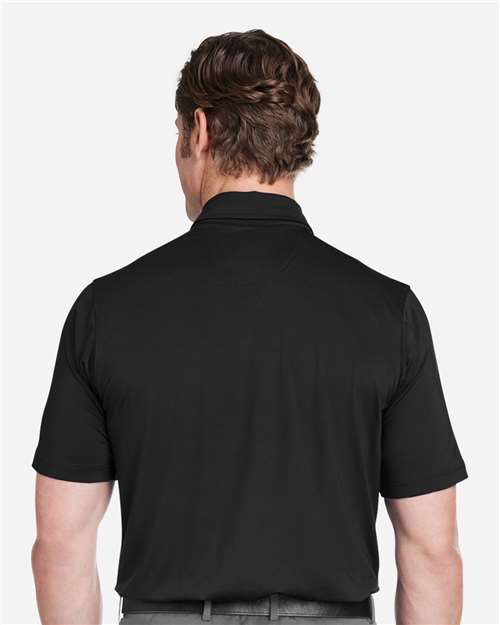 Men's USA Made Tournament Solid Tech Polo - Black