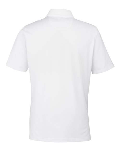Men's USA Made Tournament Solid Tech Polo - White