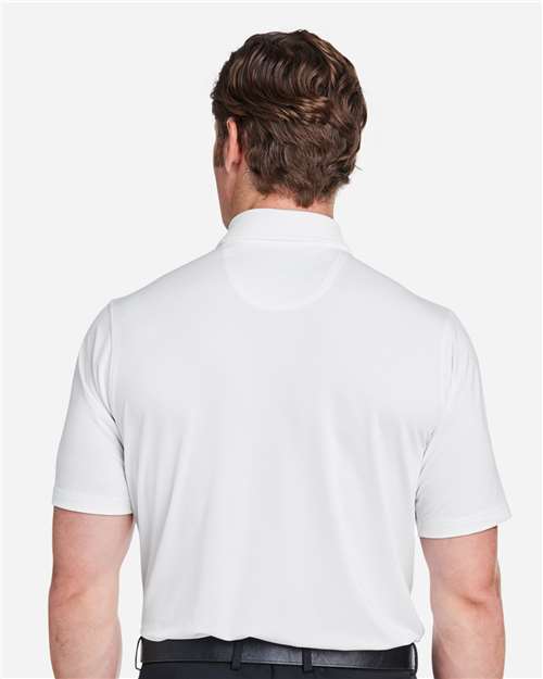 Men's USA Made Tournament Solid Tech Polo - White