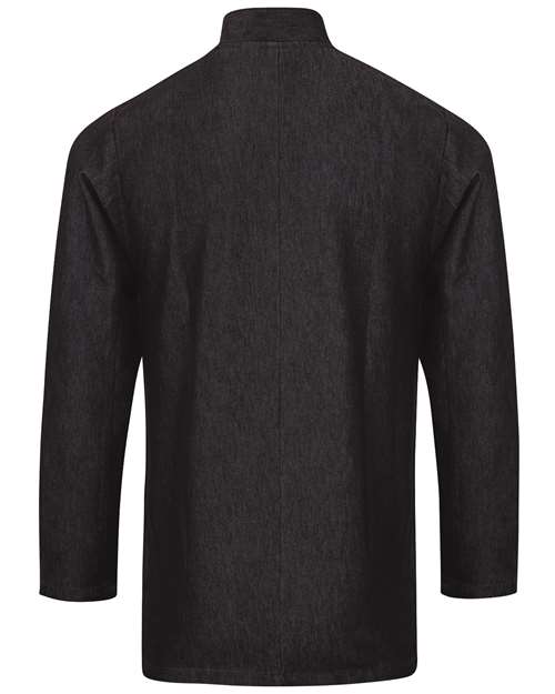 Unisex Denim Chef's Jacket - Black Denim