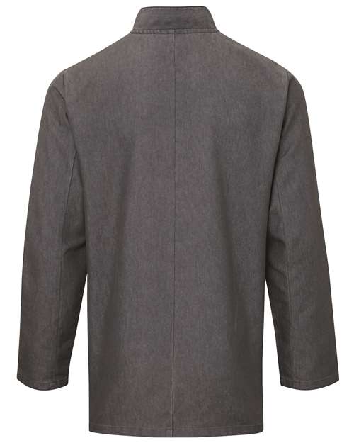Unisex Denim Chef's Jacket - Grey Denim
