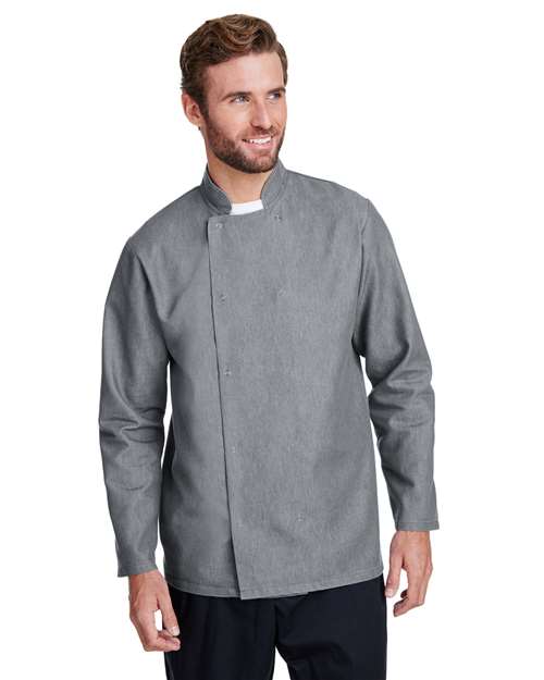 Unisex Denim Chef's Jacket - Grey Denim