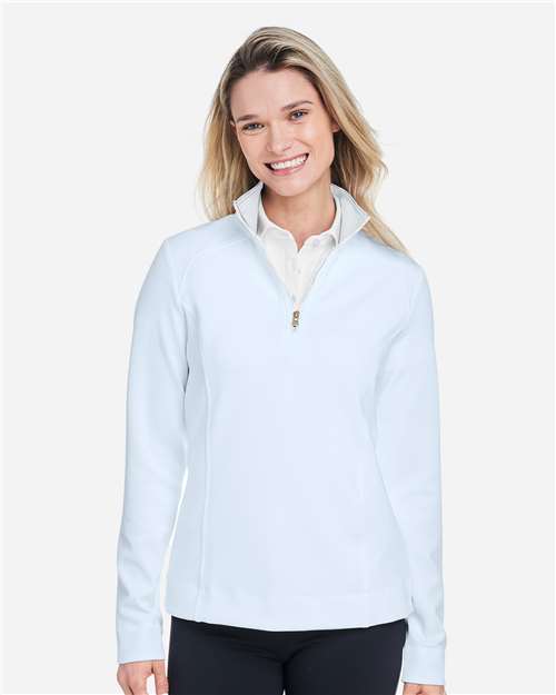 Women's Wells Tech Quarter-Zip Pullover - Dream/ White