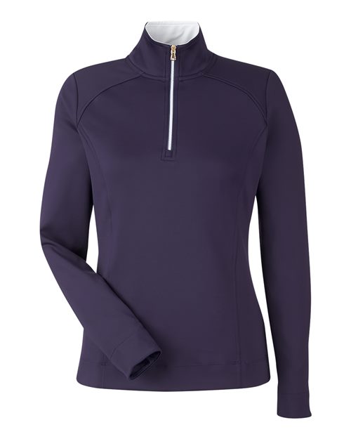 Women's Wells Tech Quarter-Zip Pullover - Eclipse/ White