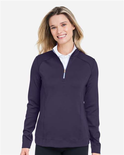 Women's Wells Tech Quarter-Zip Pullover - Eclipse/ White