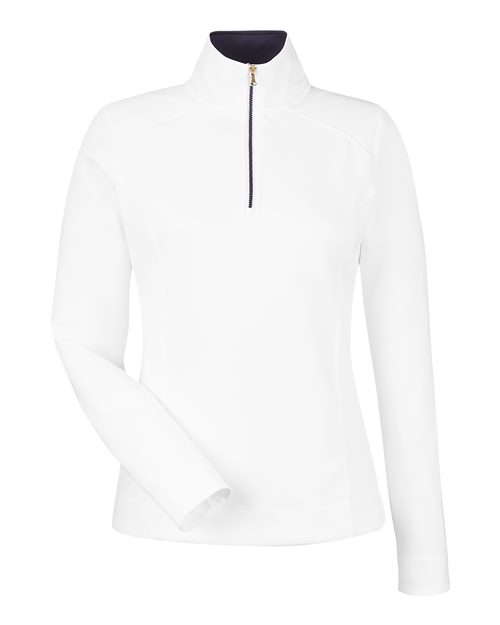 Women's Wells Tech Quarter-Zip Pullover - White/ Eclipse