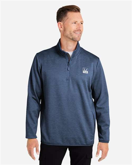 Men's Coldfront+ Quarter-Zip Pullover - Naval Academy Heather