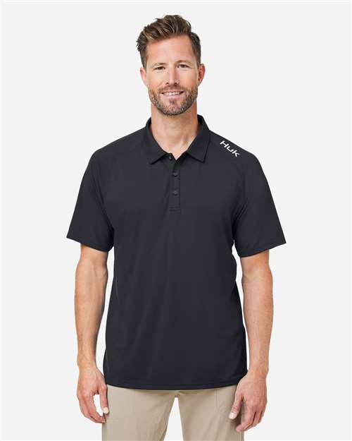 Men's LoPro Solid Performance Polo - Black