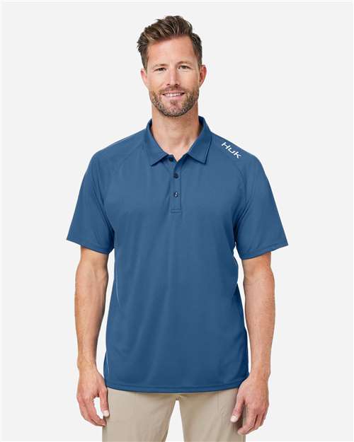Men's LoPro Solid Performance Polo - Sargasso Sea