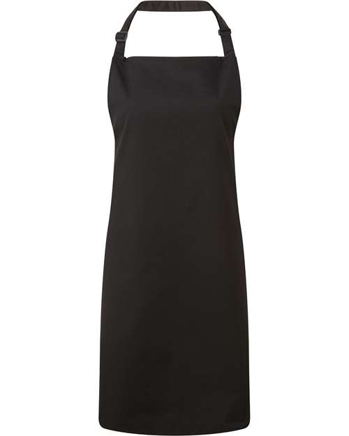 Recycled Bib Apron - Black