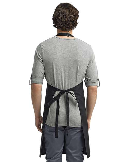 Recycled Bib Apron - Black